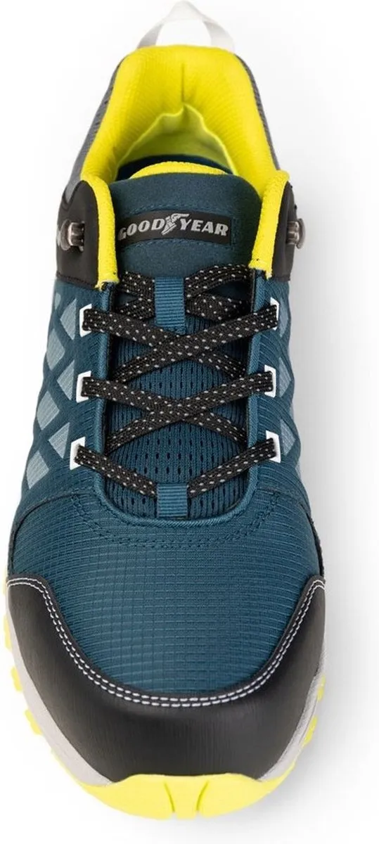 Goodyear Gyshu1662 Veiligheidsschoenen S1P - 45 - Petrol/Geel
