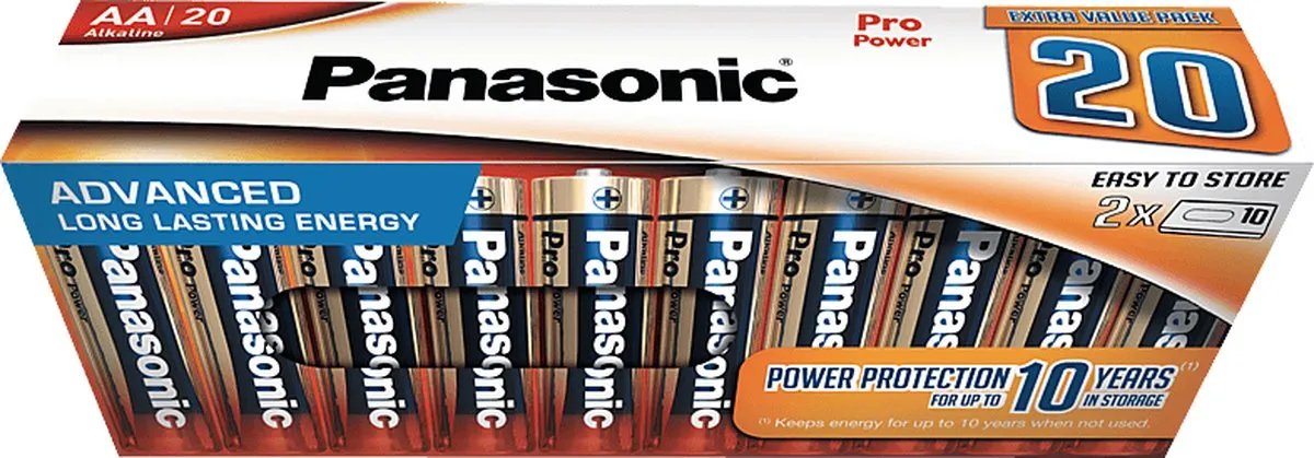 Panasonic Pro Power AA Alkaline Batterijen 240 Stuks