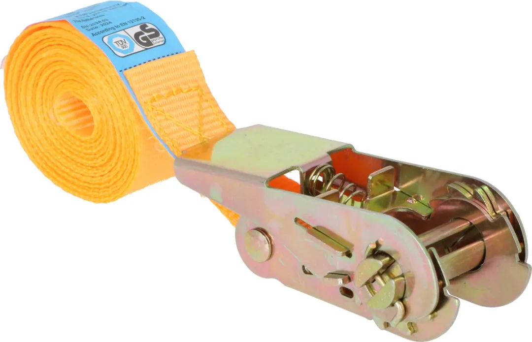 Carpoint Spanband met Ratel 3m - 500kg Oranje