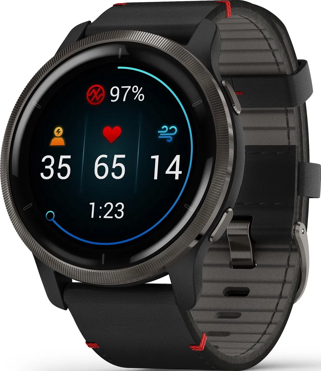 Garmin Venu 2 010-02430-21 Smartwatch - 45mm - Zwart - afbeelding 2 van 6