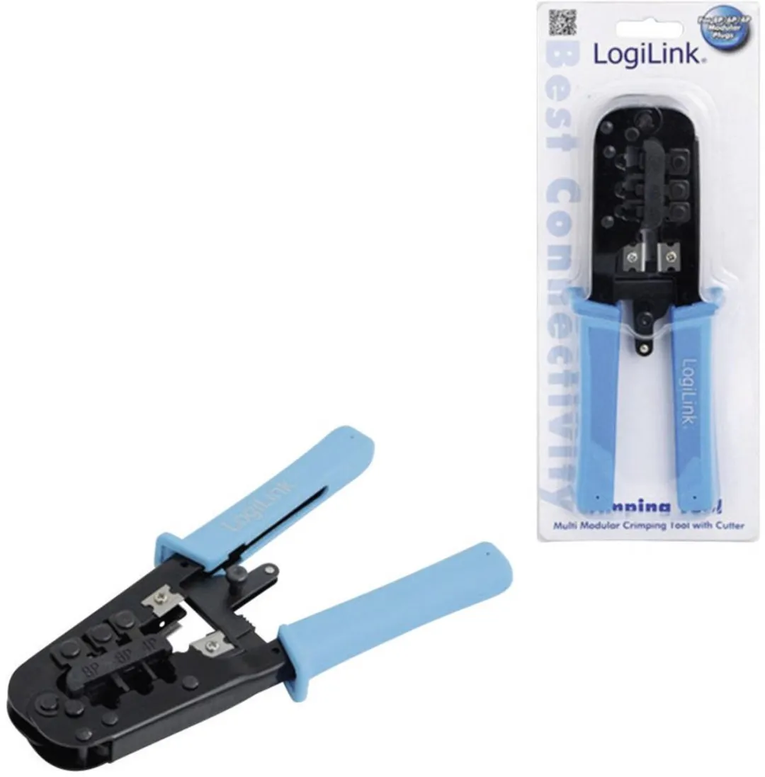 Logilink WZ0019 Netwerktang - RJ45/RJ11 - Turquoise