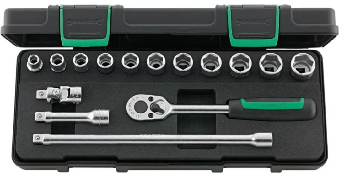Stahlwille 456/11/4 KN Dopsleutelset 3/8