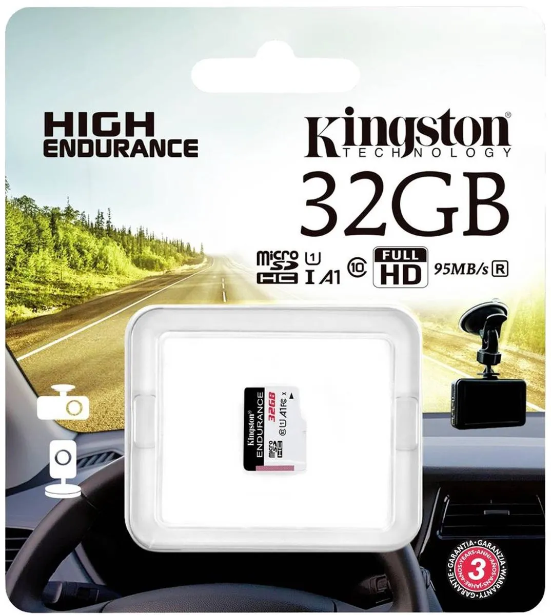 Kingston High Endurance microSD 32GB Class 10 UHS-I SDCE/32GB