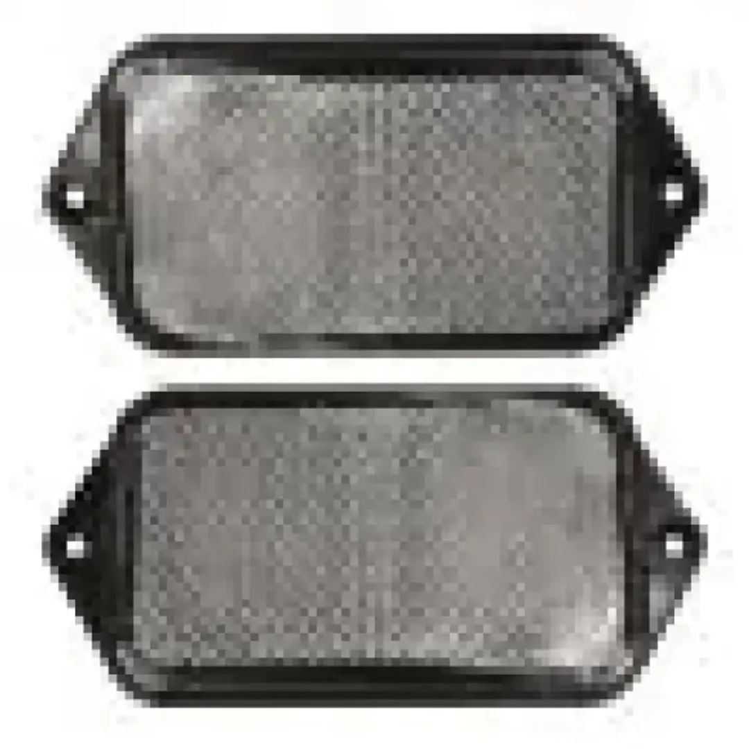 Carpoint Reflectoreset 95x50mm - 2 Stuks Wit