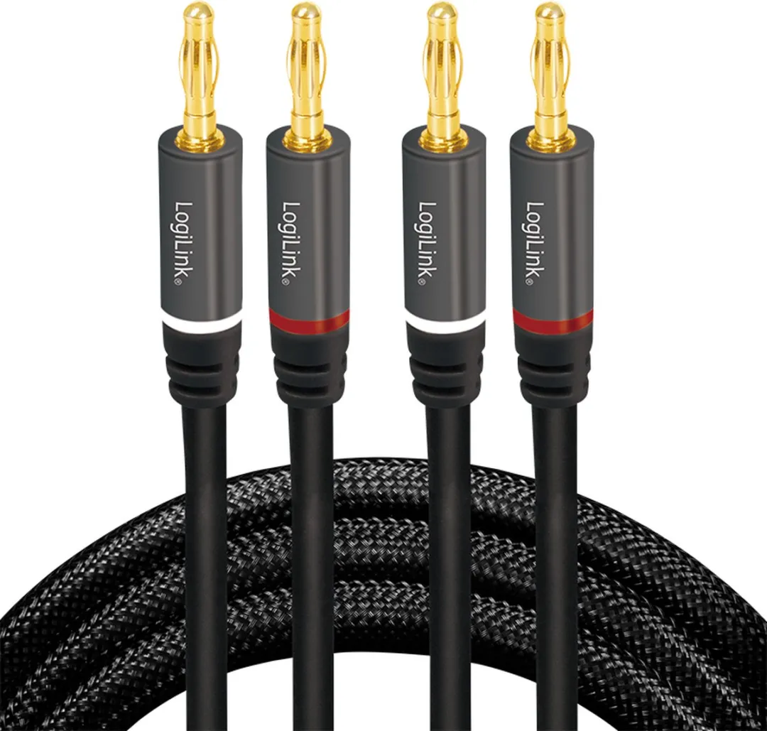 Logilink CA1211 Audiokabel 5m - Zwart