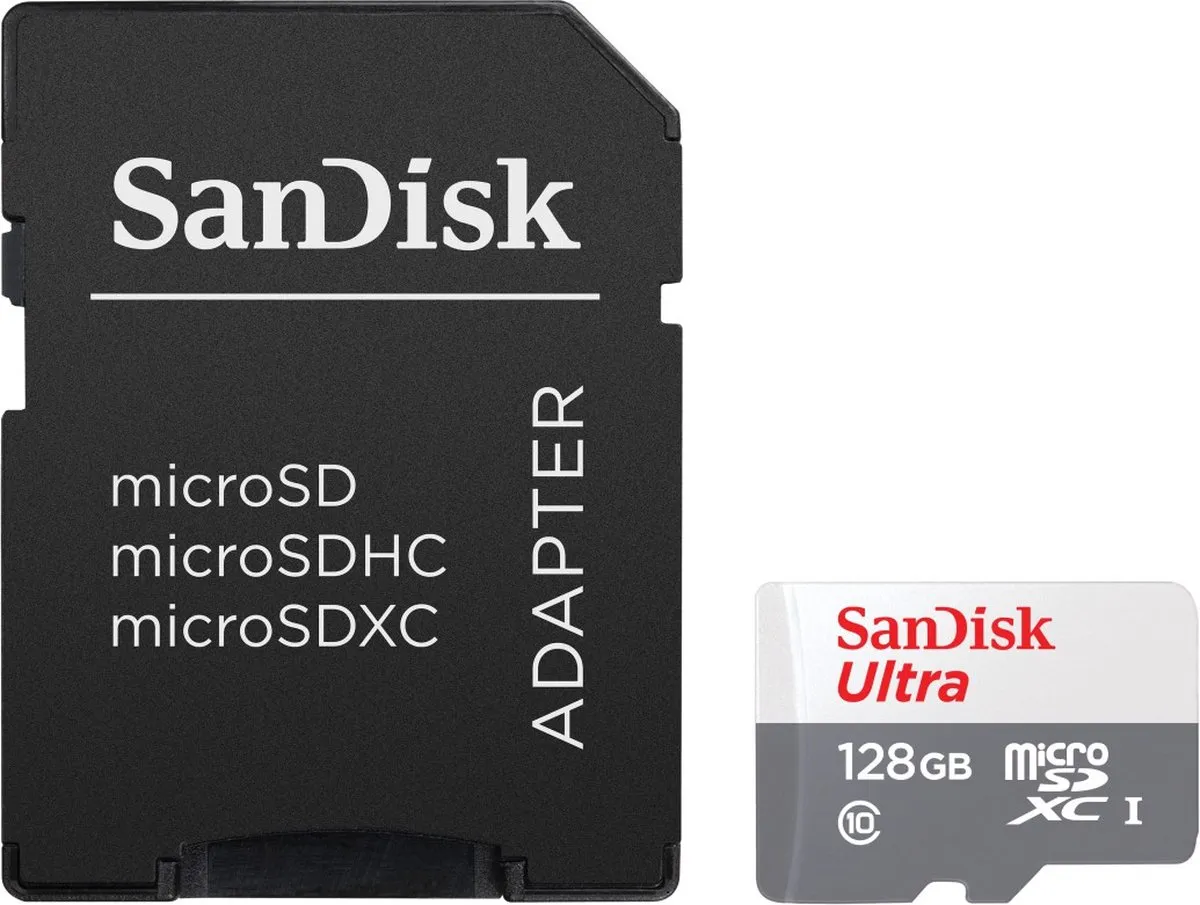 SanDisk MicroSDXC Ultra SDSQUNR-128G-GN6TA 128GB - 100MB/s
