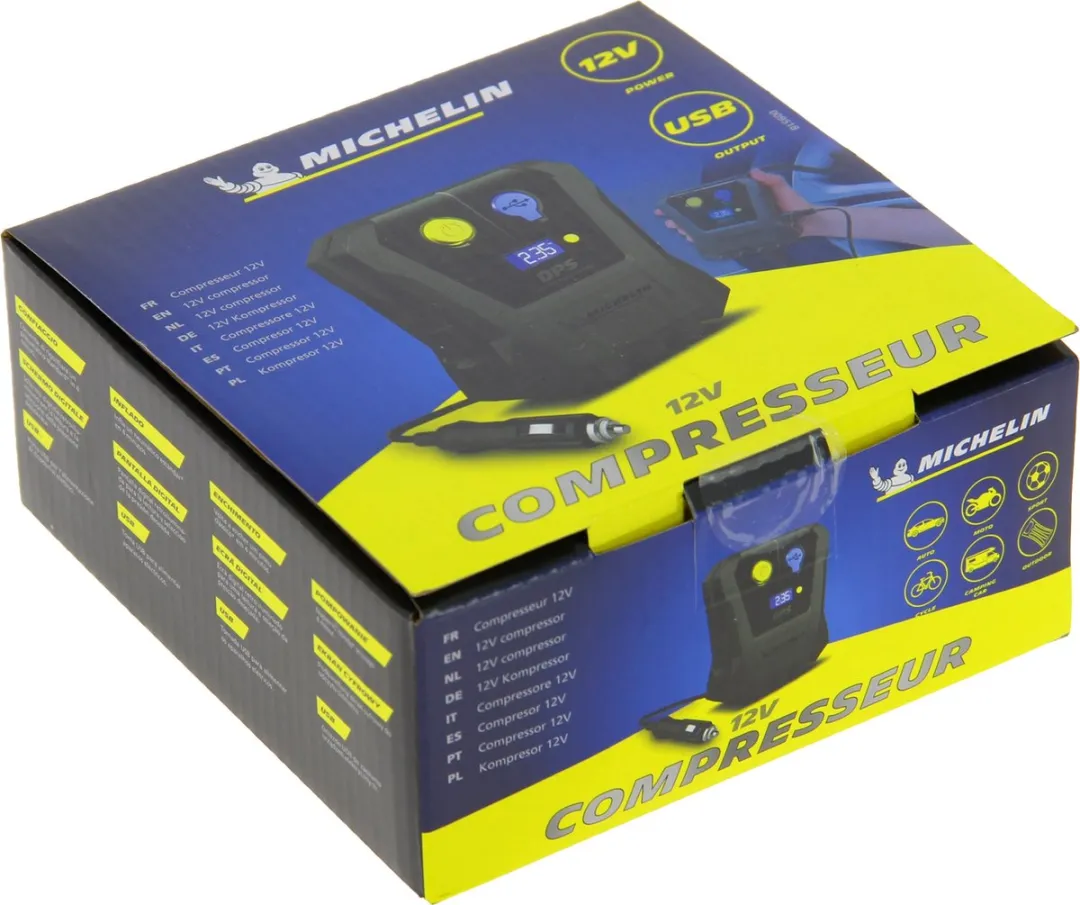 Michelin 12V Compressor - Digitale Bandenpomp