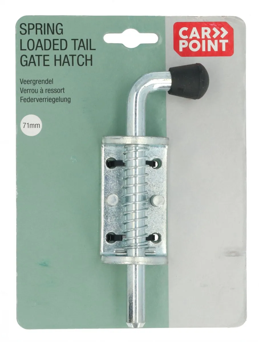 Carpoint Veergrendel 71mm - Ø11cm - Zilver