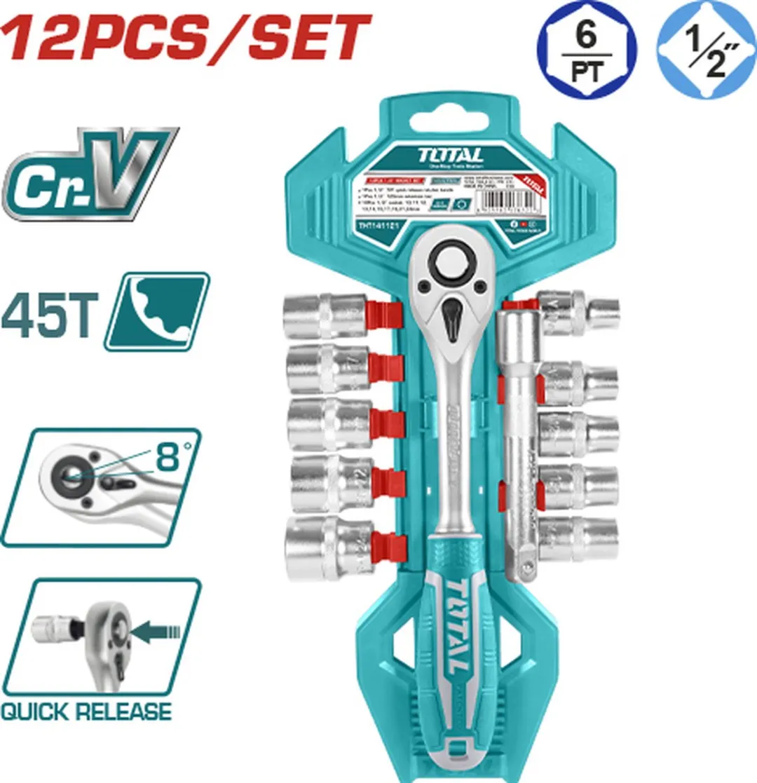 Total Ratelset 1/2" 11-delig TH0141121