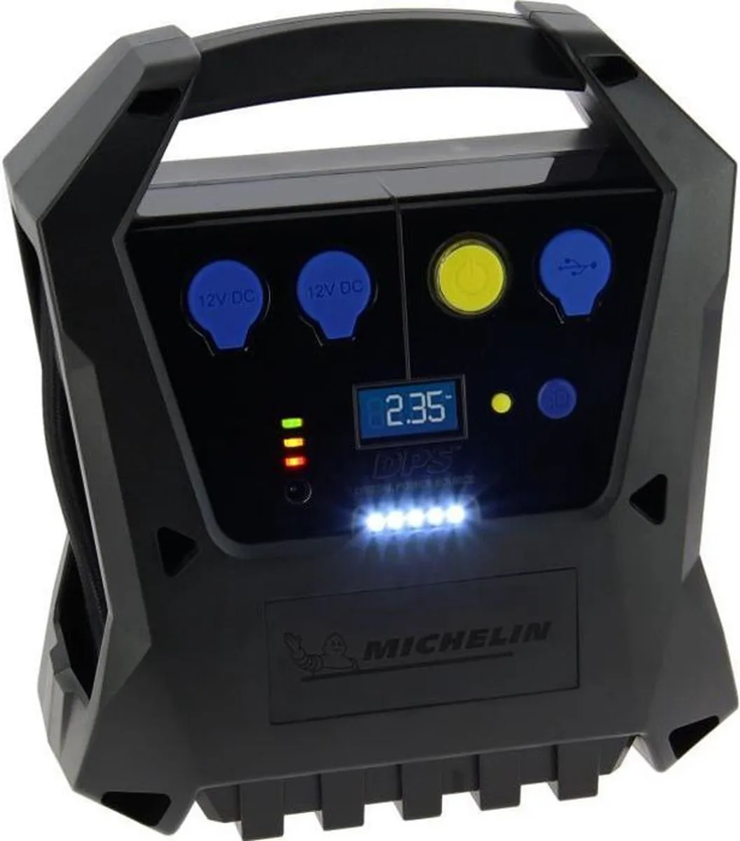Michelin Oplaadbare Compressor 120W - 6,9 bar - Zwart