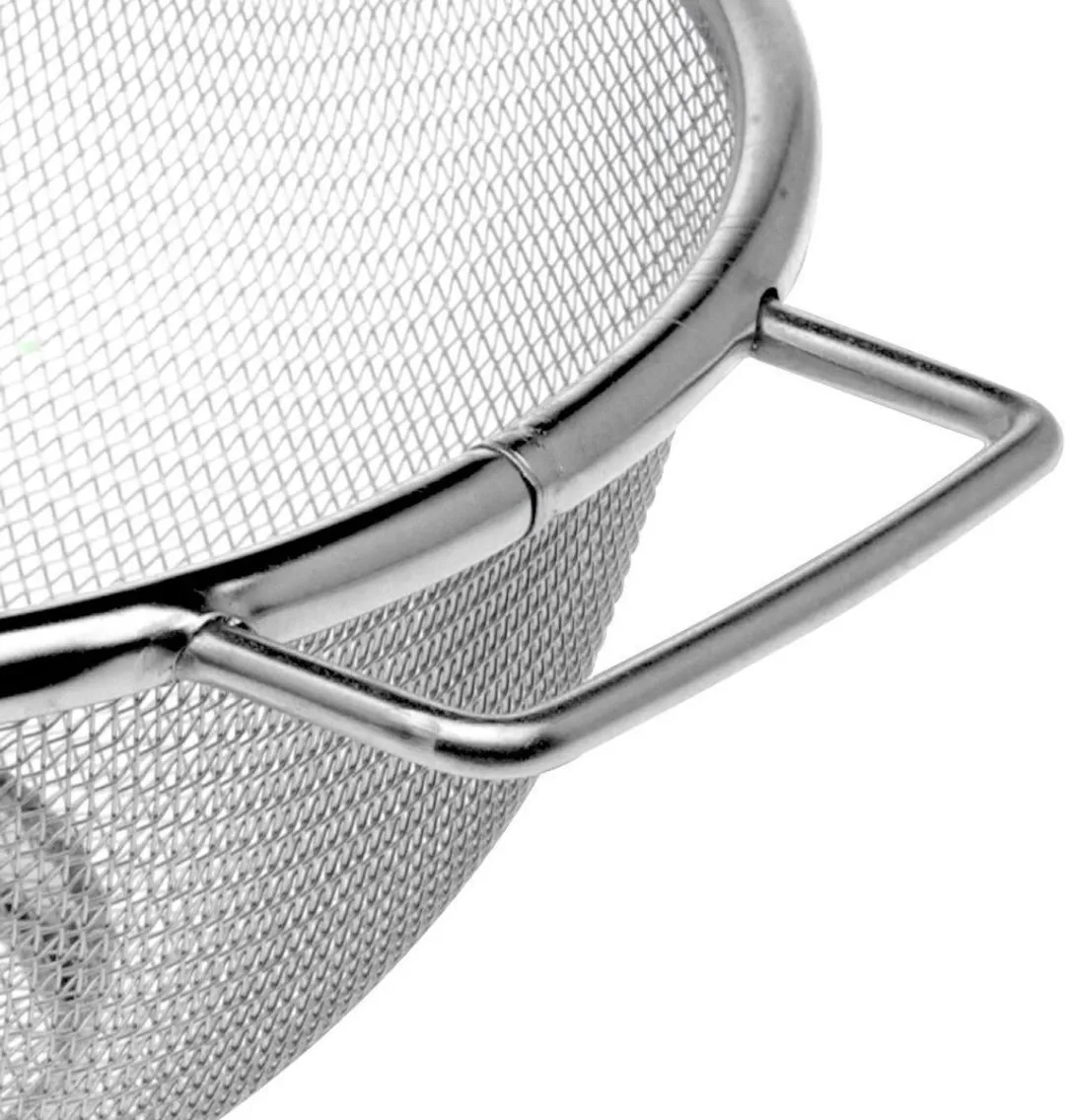 Excellent Houseware Roestvrijstalen Keukenzeef 20cm - Zilver