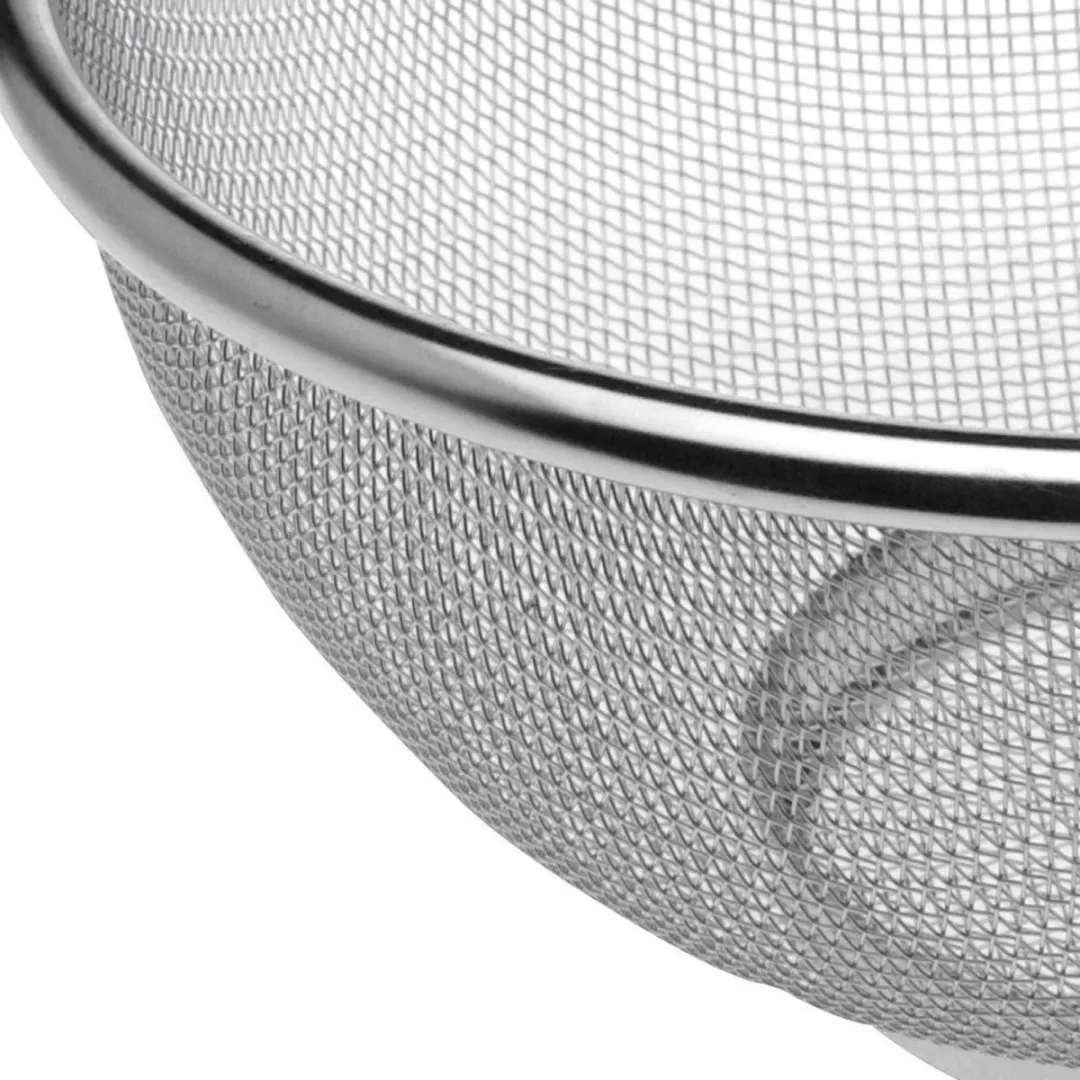 Excellent Houseware Roestvrijstalen Keukenzeef 20cm - Zilver