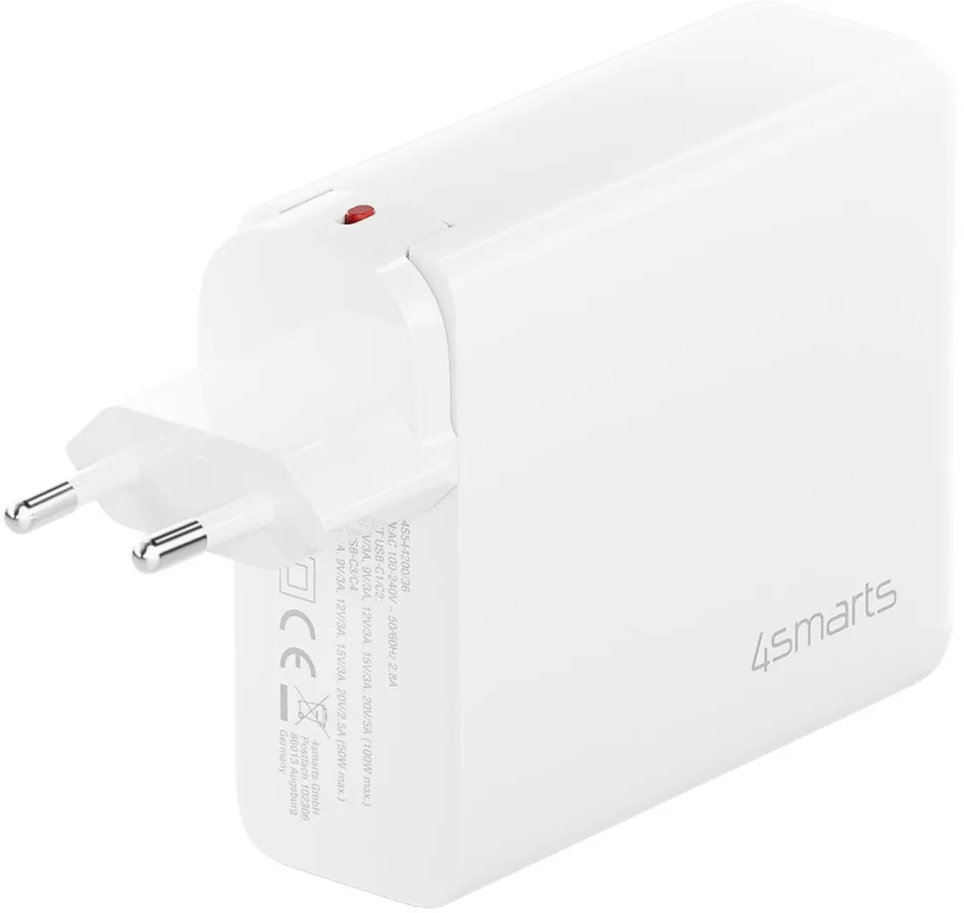 4Smarts 545200 Universele Oplader 200W - 4x USB - Wit