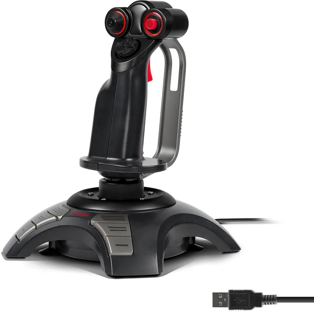 Speedlink Phantom Hawk SL-6638-BK Flightstick - 12 Knoppen - Zwart
