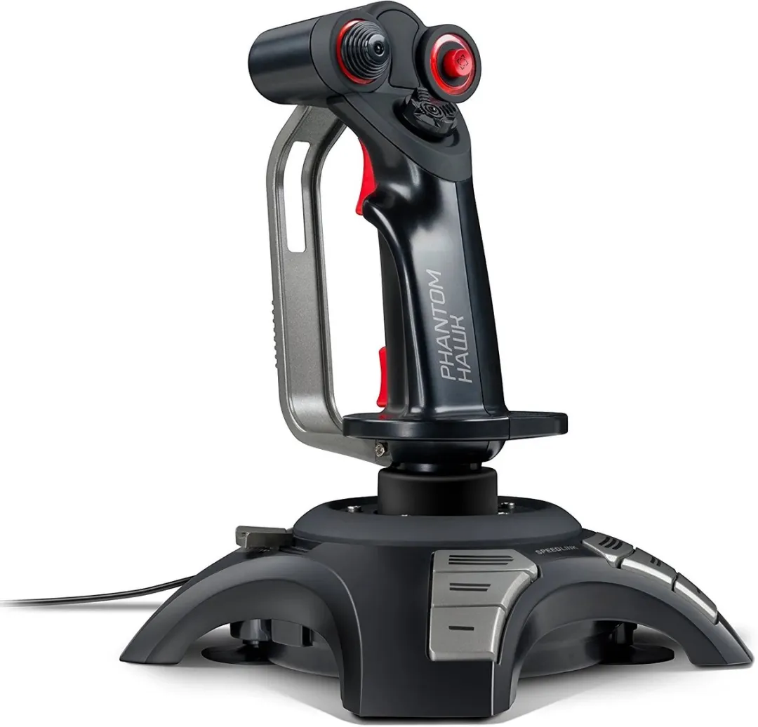 Speedlink Phantom Hawk SL-6638-BK Flightstick - 12 Knoppen - Zwart