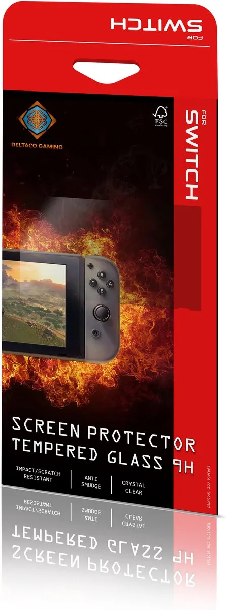 Deltaco GAM-011 Screenprotector Nintendo Switch - Gehard Glas H9