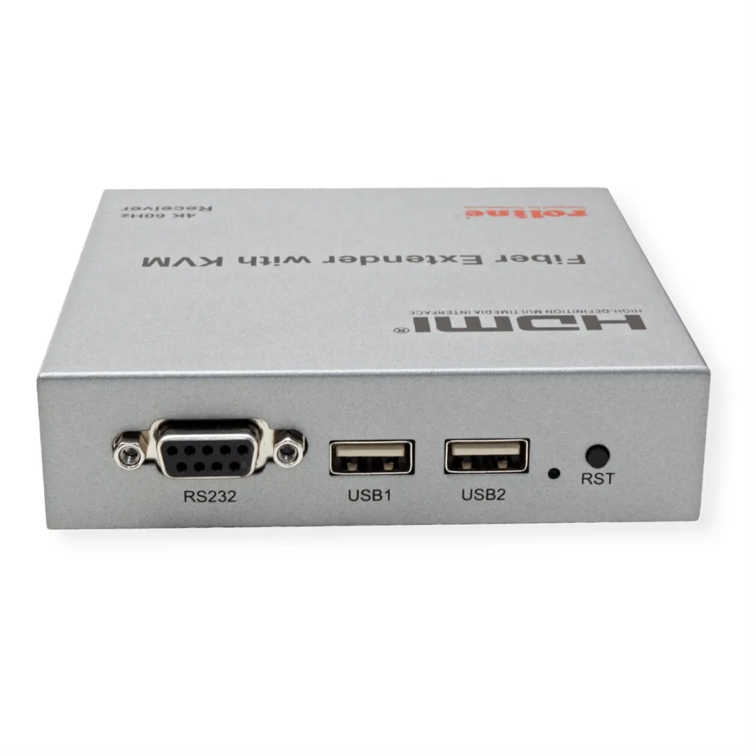 Roline KVM Glasvezel Verlenger HDMI 4K - 2x USB 2.0 - 20 km - afbeelding 6 van 6