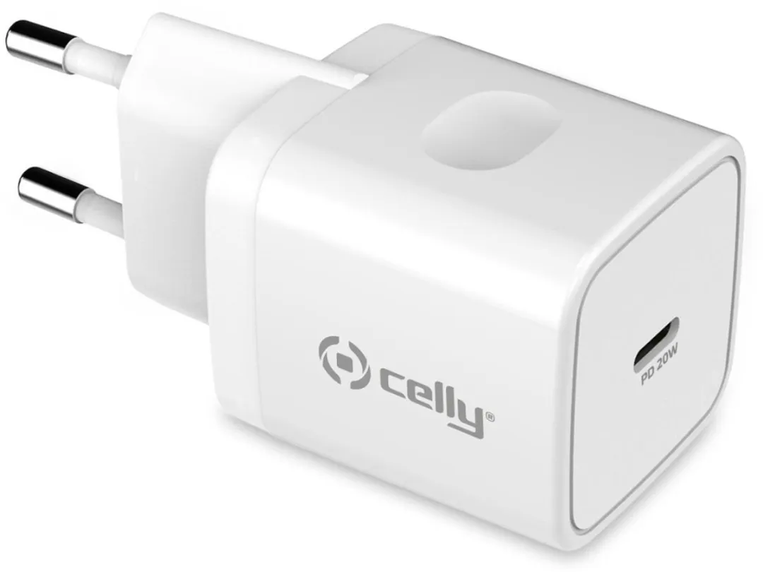 Celly TC1USBC20WWH Thuislader USB-C 20W