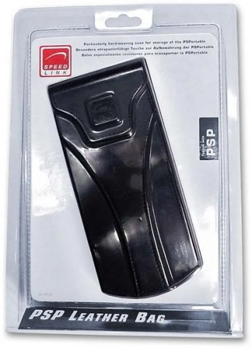 Speedlink Leren Draagtas - Zwart