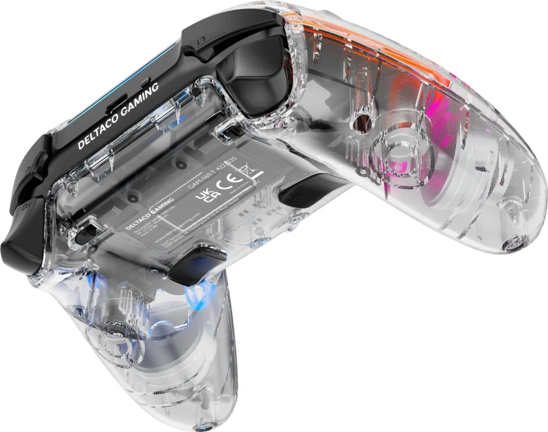 Deltaco Gaming GAM-169-T Draadloze Controller - Transparant
