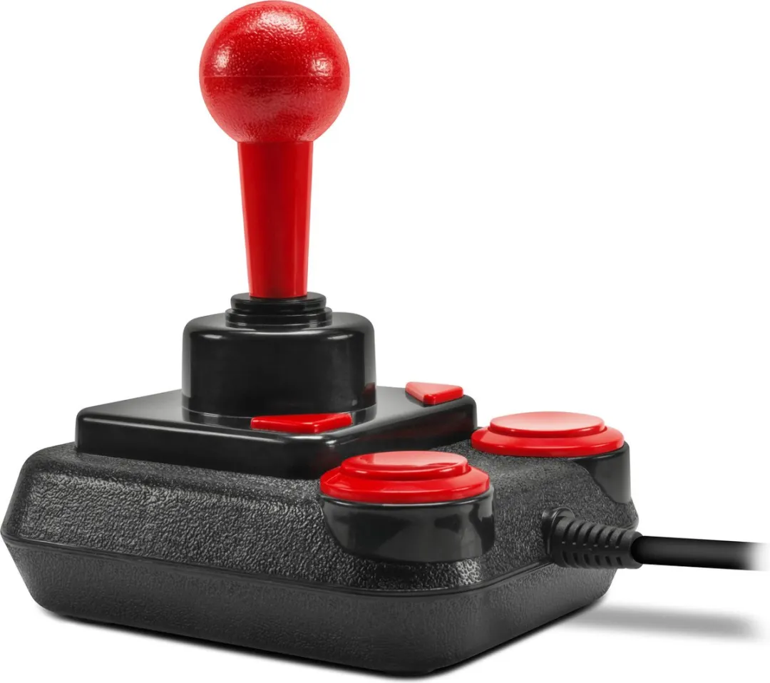 Speedlink Anniversary Competition Pro USB Joystick - 20 Retro Games - Zwart/Rood