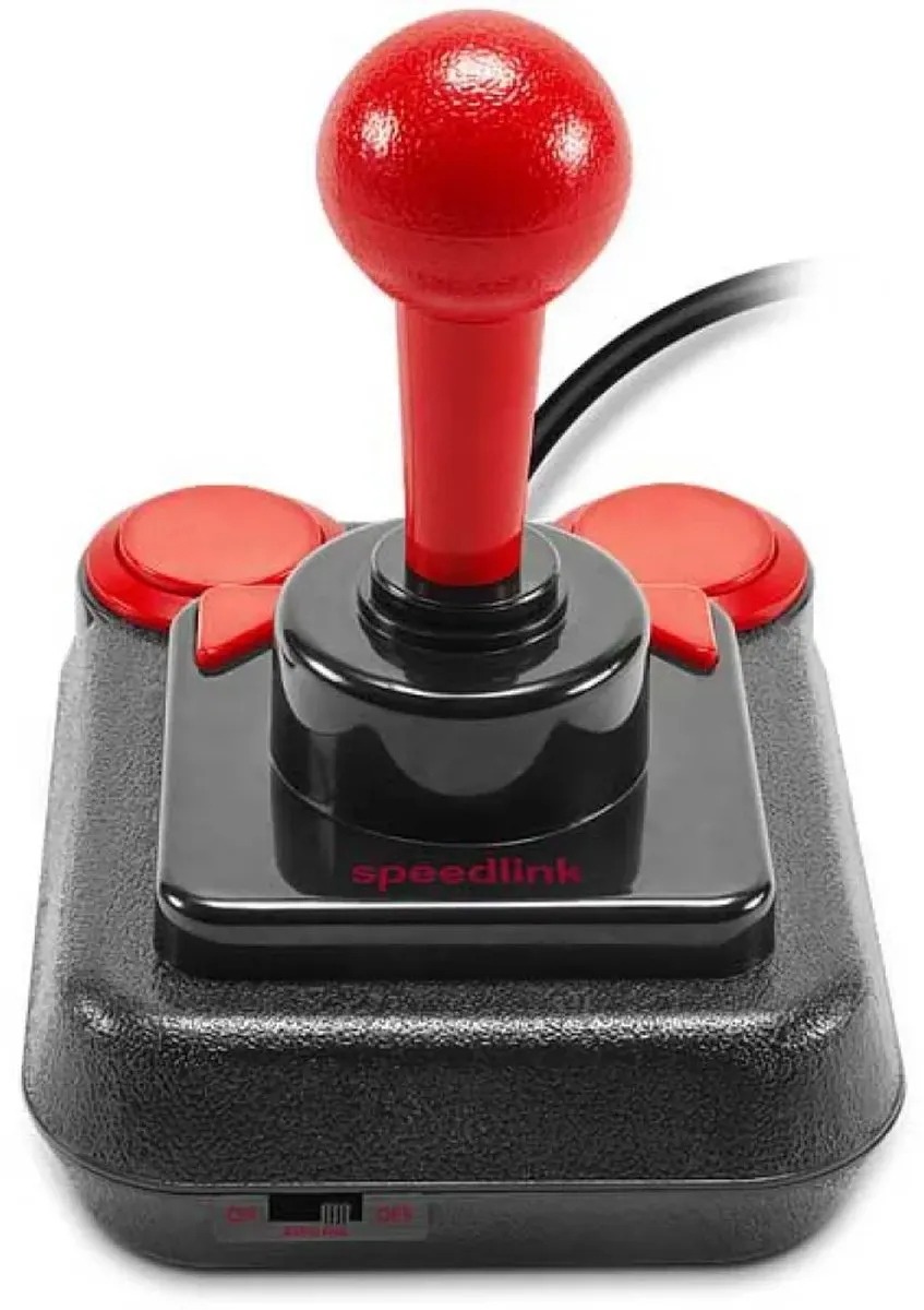 Speedlink Anniversary Competition Pro USB Joystick - 20 Retro Games - Zwart/Rood