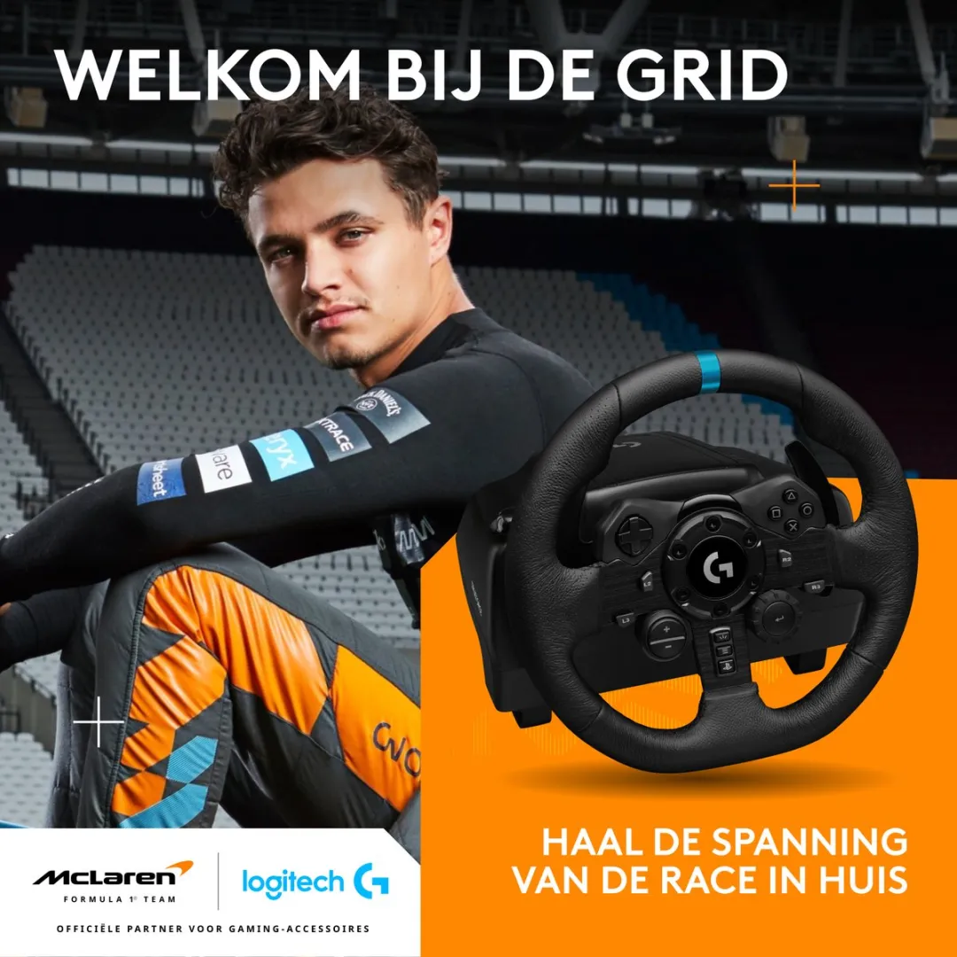 Logitech G923 TRUEFORCE Racestuur met pedalen - 3 Pedalen