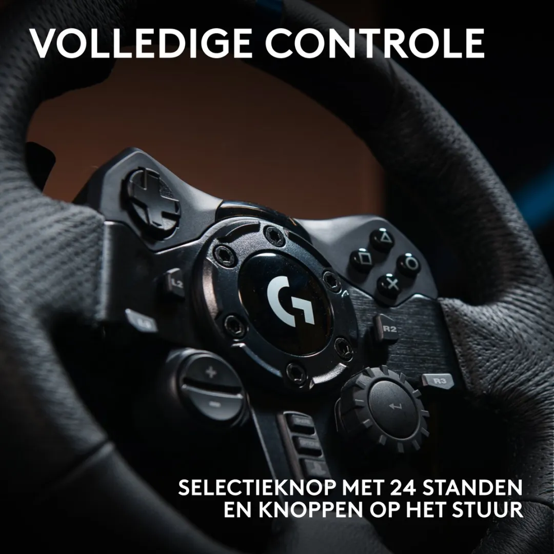 Logitech G923 TRUEFORCE Racestuur met pedalen - 3 Pedalen