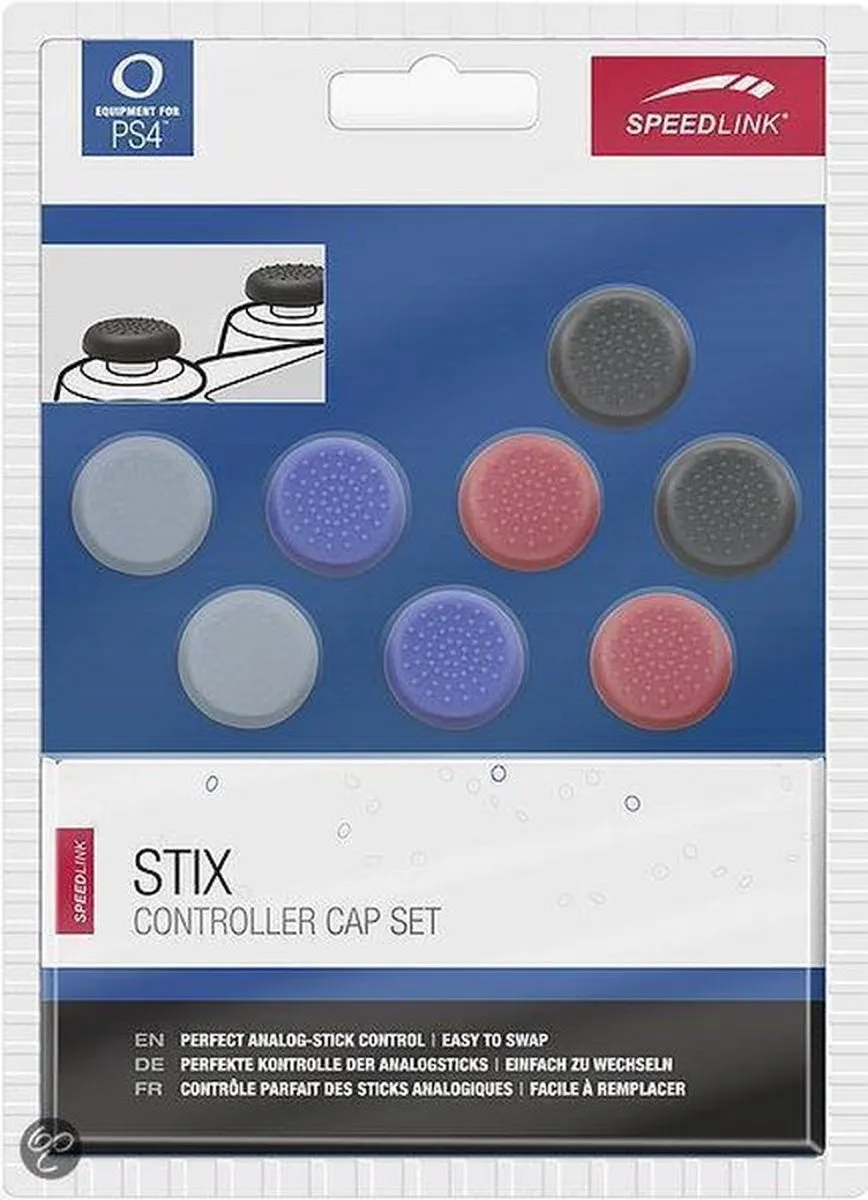 Speedlink STIX SL-4524-MTCL Controller Cap Set - 4 Kleuren