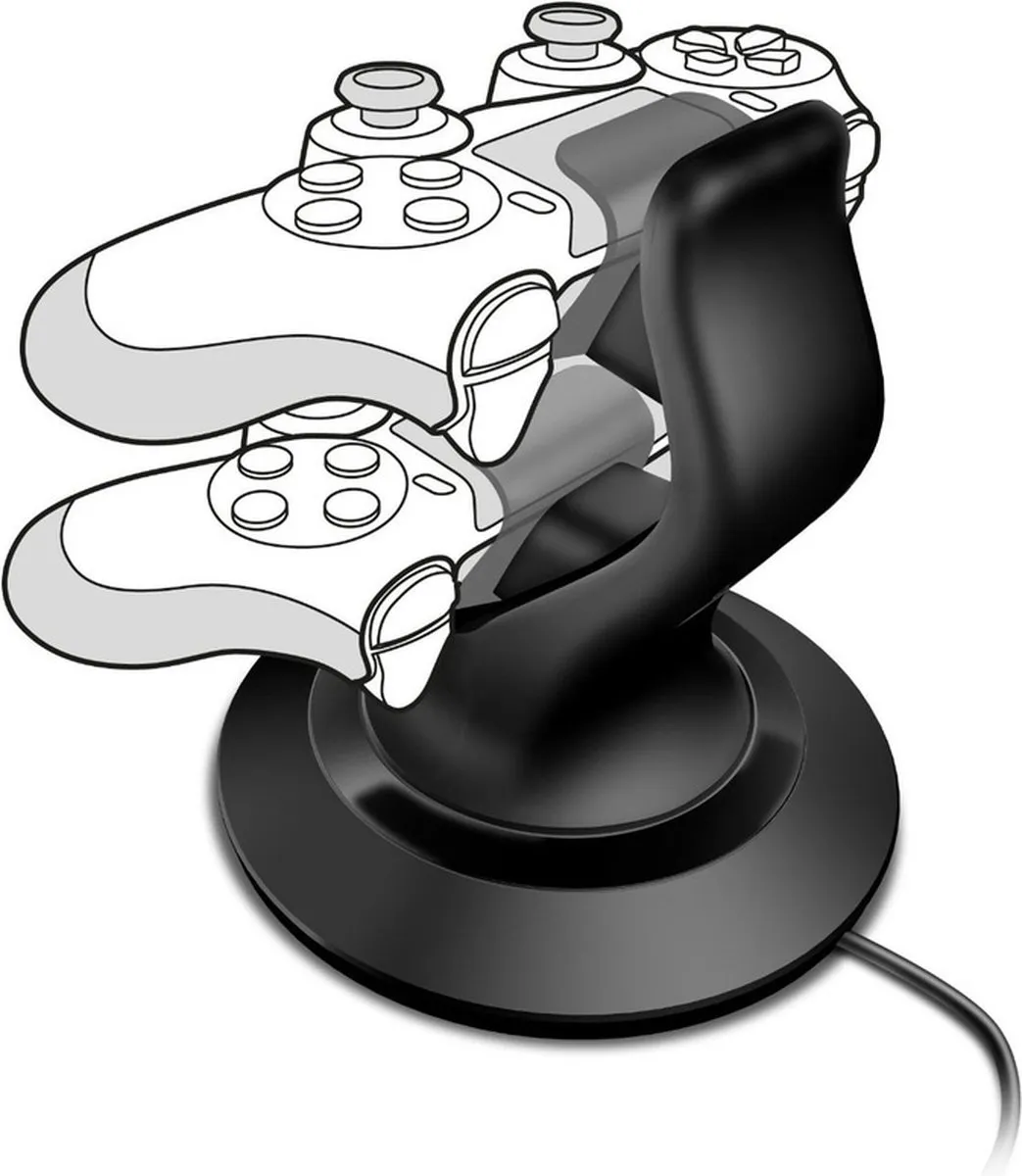 Speedlink TWINDOCK Oplaadstation PS4 - 2 Controllers - Zwart