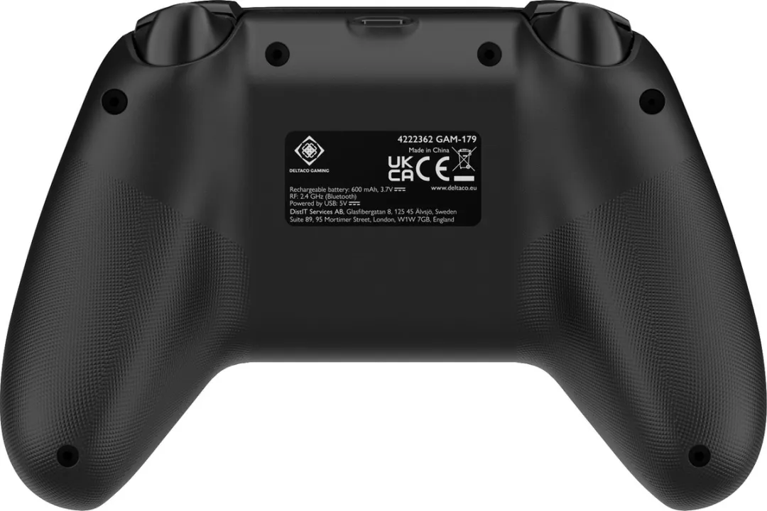 Deltaco 4222362 Gaming Controller Hall Effect - Zwart