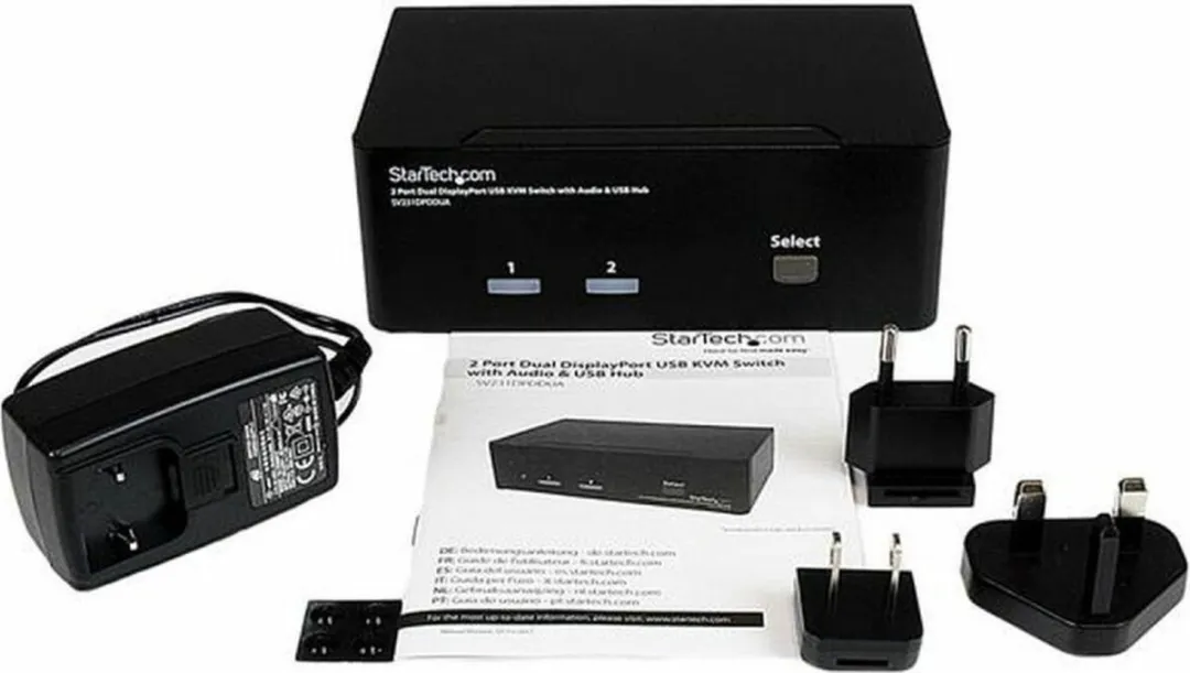 Startech SV231DPDDUA KVM-switch 2 Poorten DisplayPort USB