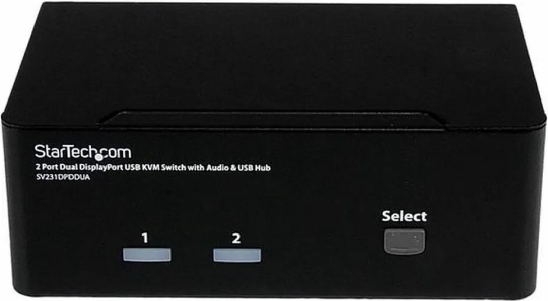 Startech SV231DPDDUA KVM-switch 2 Poorten DisplayPort USB