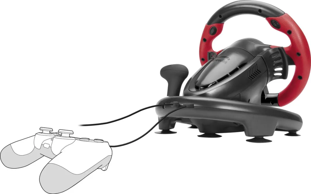 Speedlink Trailblazer Race Stuur Pedalen - Zwart - afbeelding 6 van 6