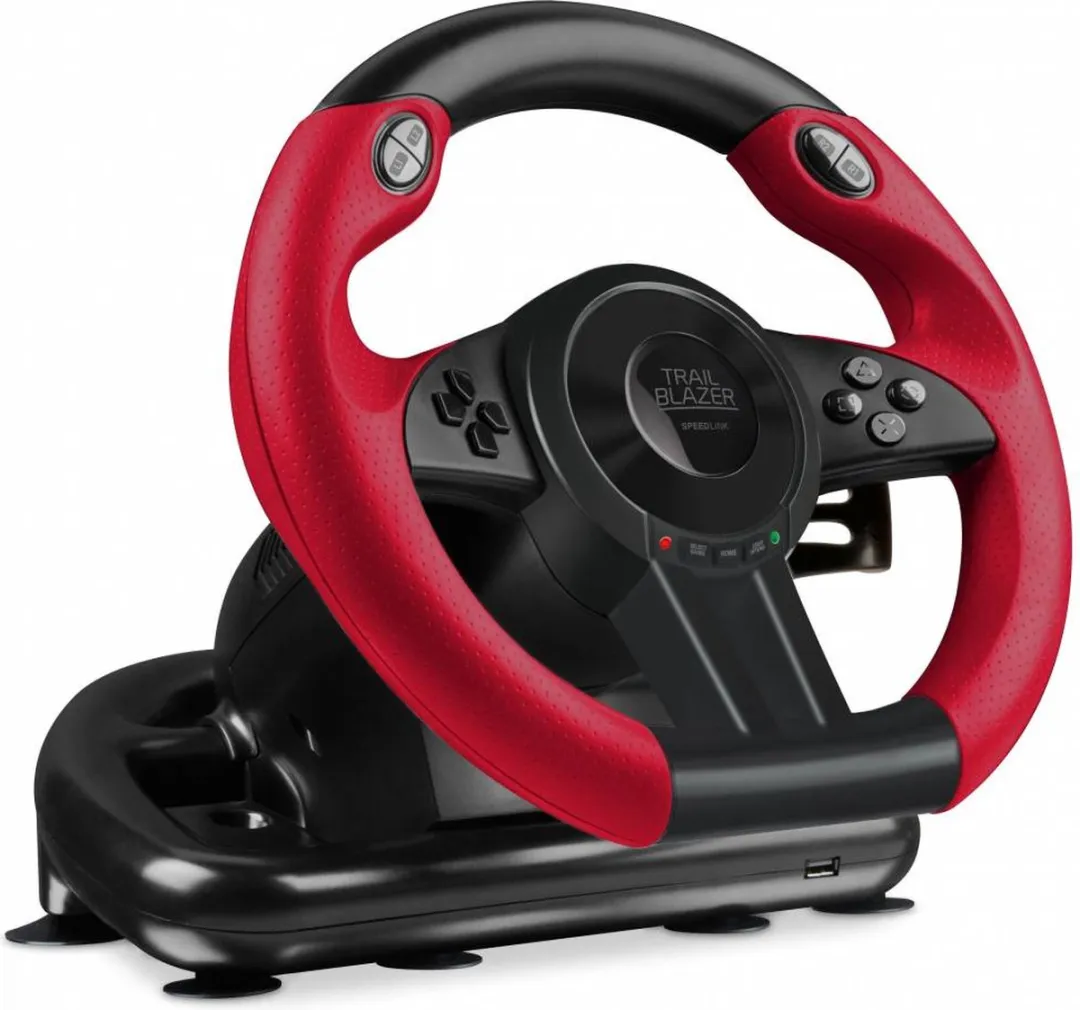 Speedlink Trailblazer Race Stuur Pedalen - Zwart