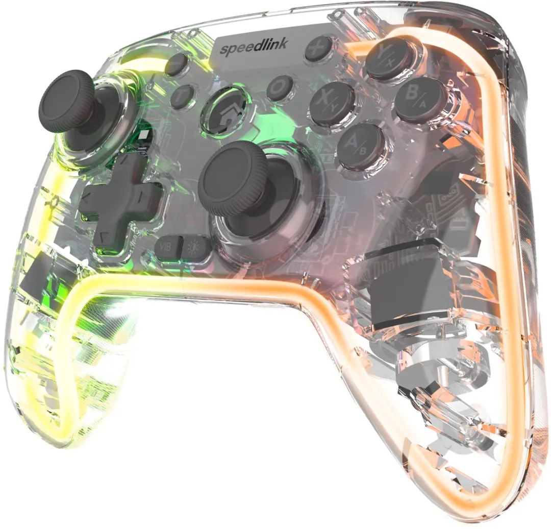 Speedlink RAIT NX SL-650115-CR Draadloze Gaming Controller - Transparant