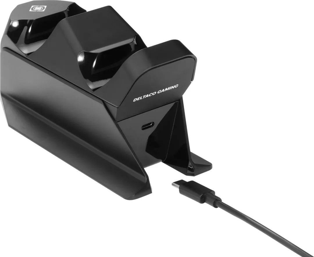 Deltaco GAM-147 Dual Docking Station PS5 - Zwart