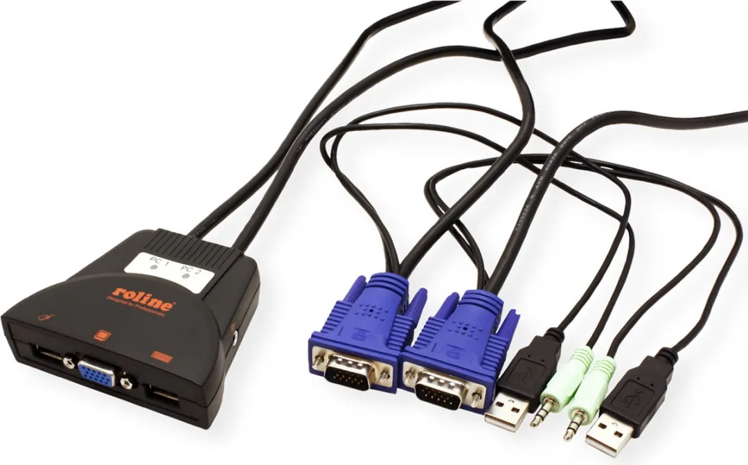 Roline Star KVM Switch VGA USB Audio