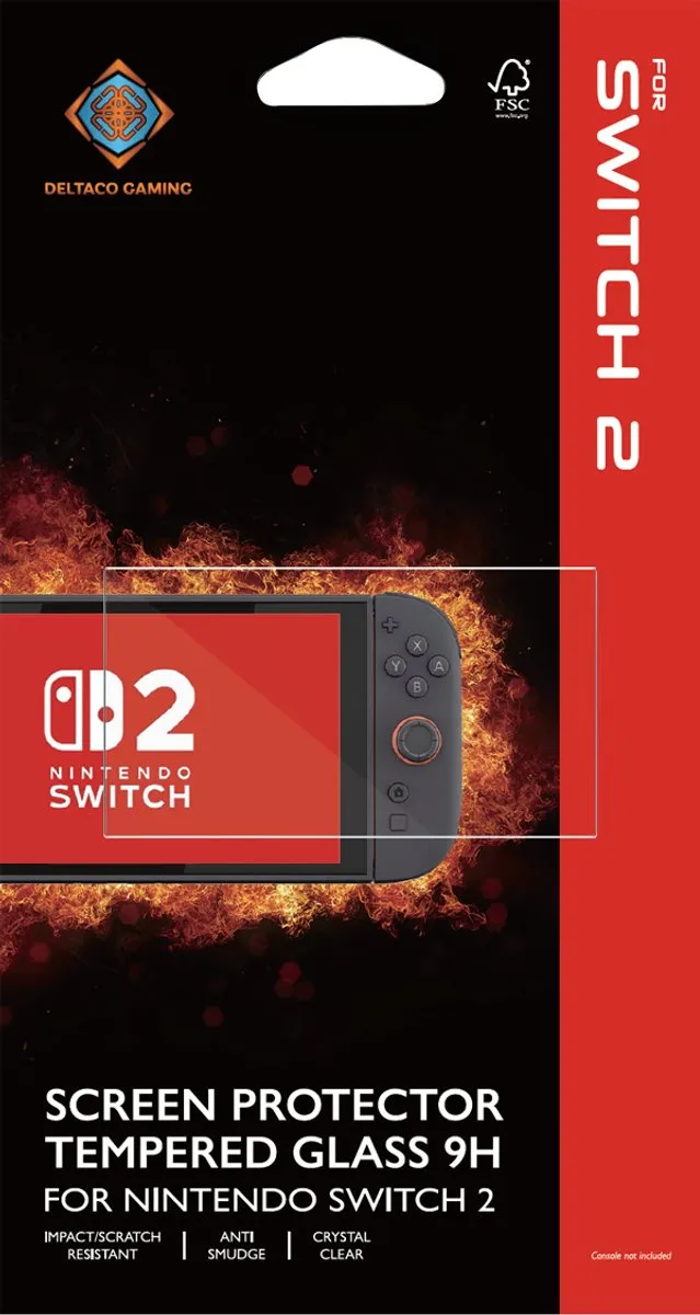 Deltaco Nintendo Switch 2 Screen Protector 4222423 - Gehard Glas