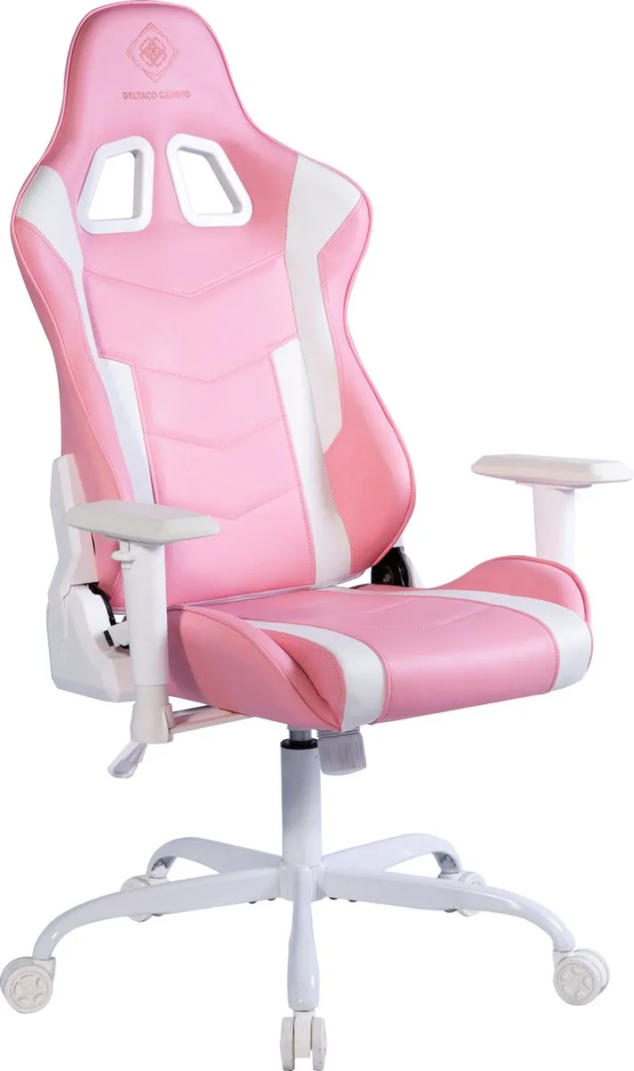 Deltaco PCH80 Gamestoel GAM-096-P - Roze/Wit