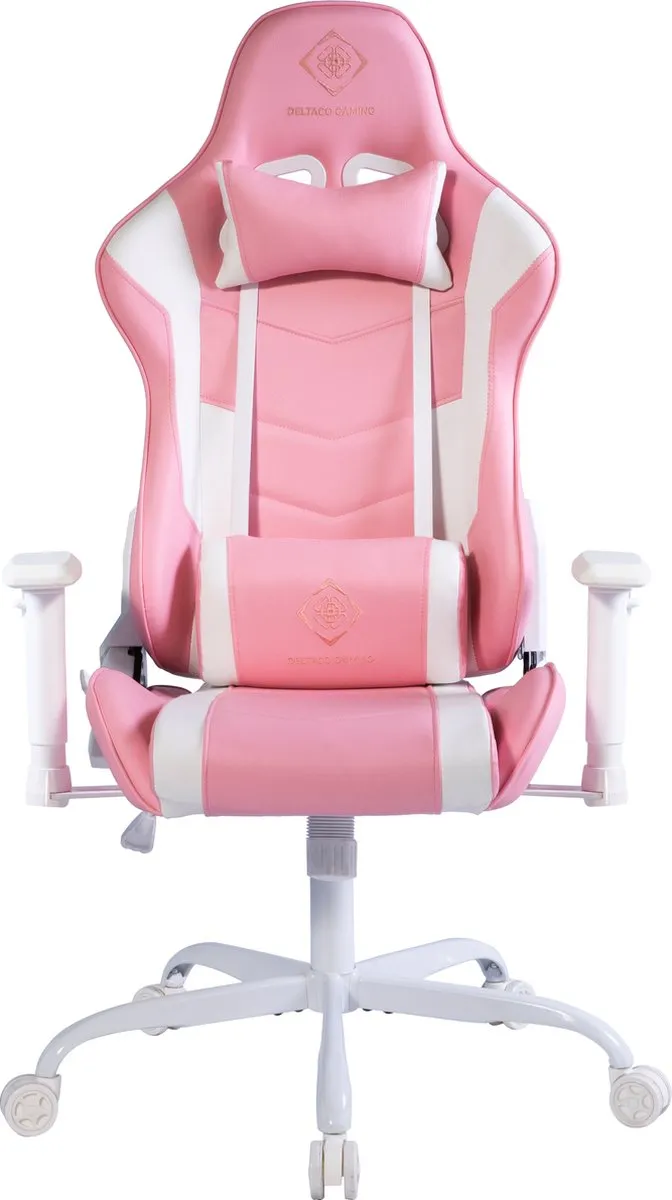 Deltaco PCH80 Gamestoel GAM-096-P - Roze/Wit