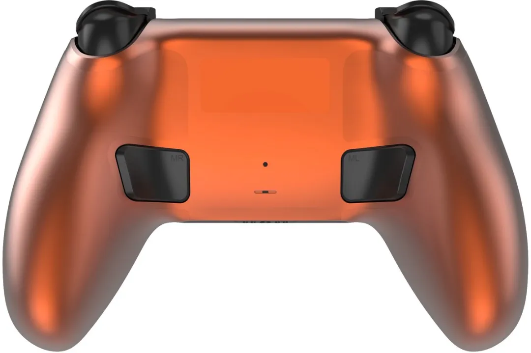 Deltaco Gaming Draadloze Pro Controller + Oplaadstation - Hall-Effect - Oranje/Koper - PS5/PC/Mobile