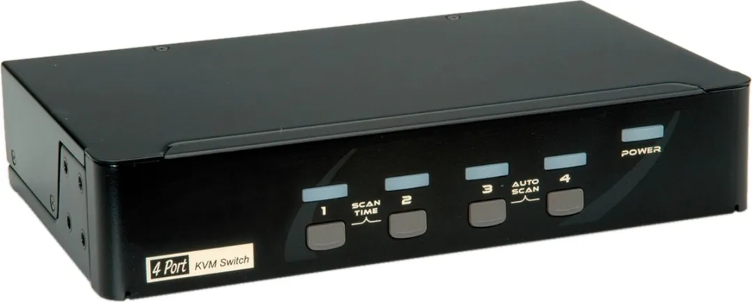 Roline DisplayPort USB 2.0 KVM Switch 4-PC - afbeelding 2 van 6