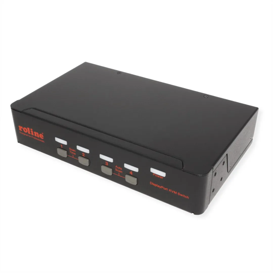 Roline DisplayPort USB 2.0 KVM Switch 4-PC - afbeelding 6 van 6