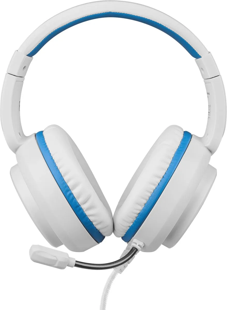 Deltaco GAM-127-W Gaming Headset - PS5 - Wit/Blauw