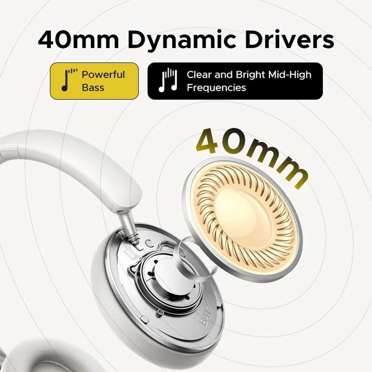 UGREEN Studio Max2 Draadloze Koptelefoon - Noise Cancelling - 80 uur - Zwart