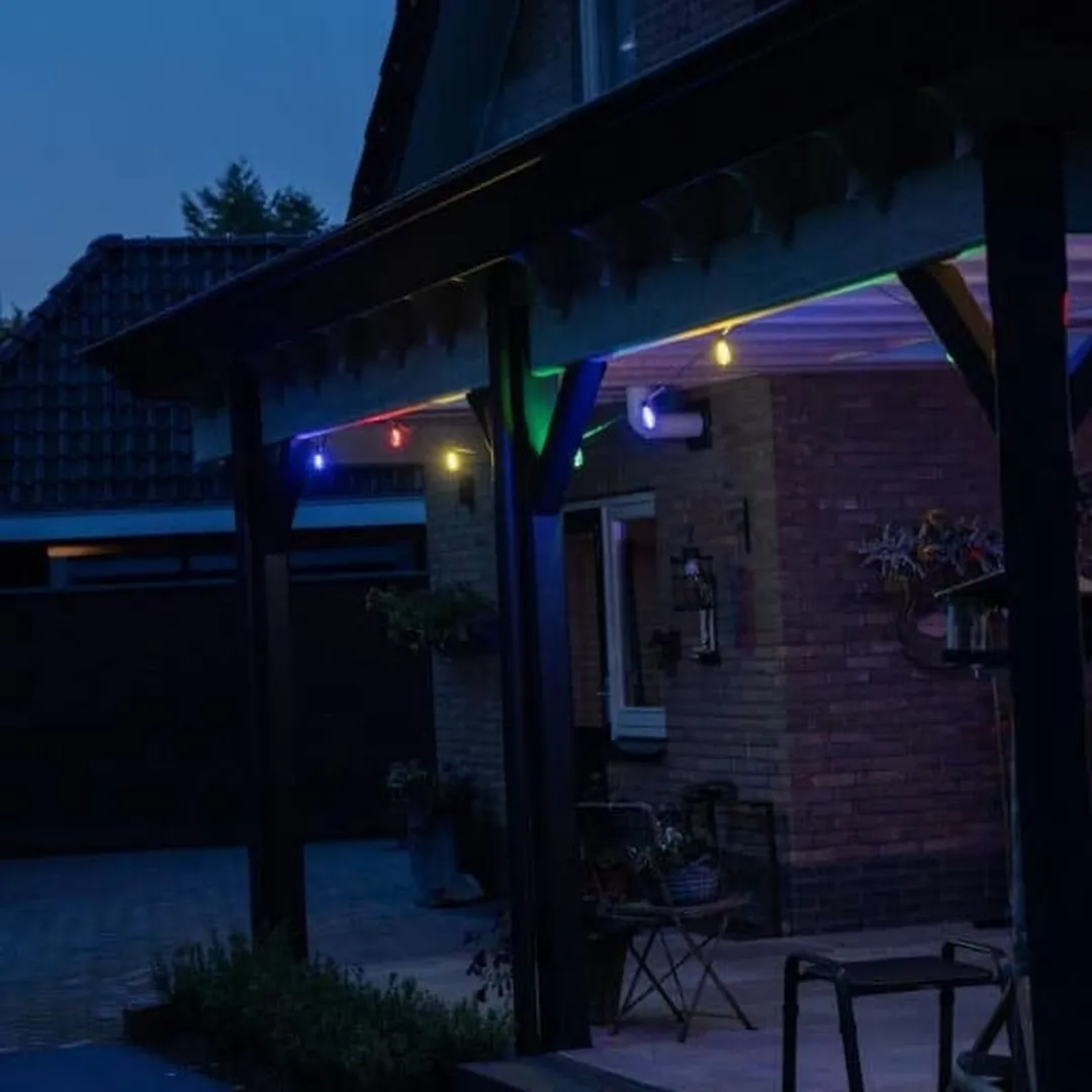 FlinQ Smart Lichtsnoer Premium RGB 15m - 16 Lampjes
