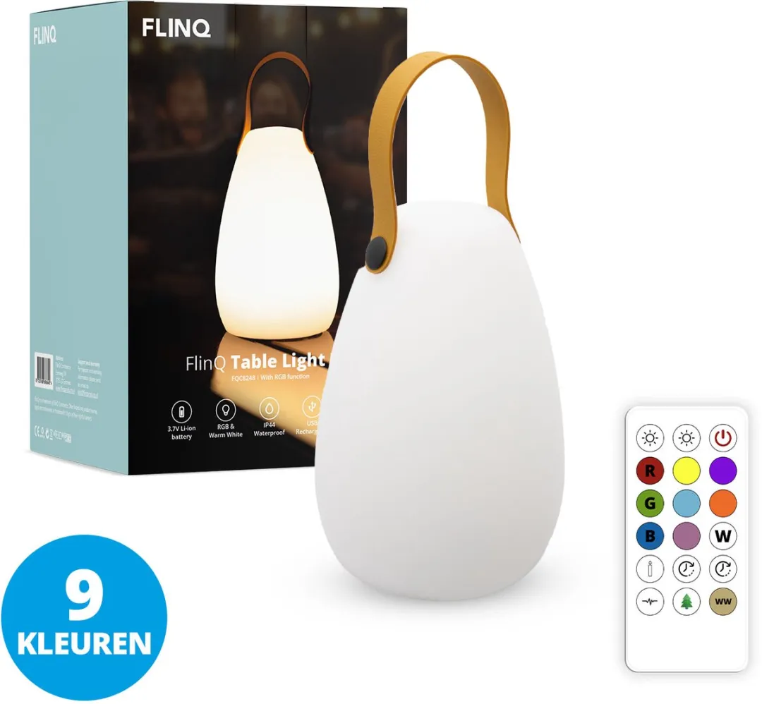 FlinQ Fiji Oplaadbare RGB Tafellamp