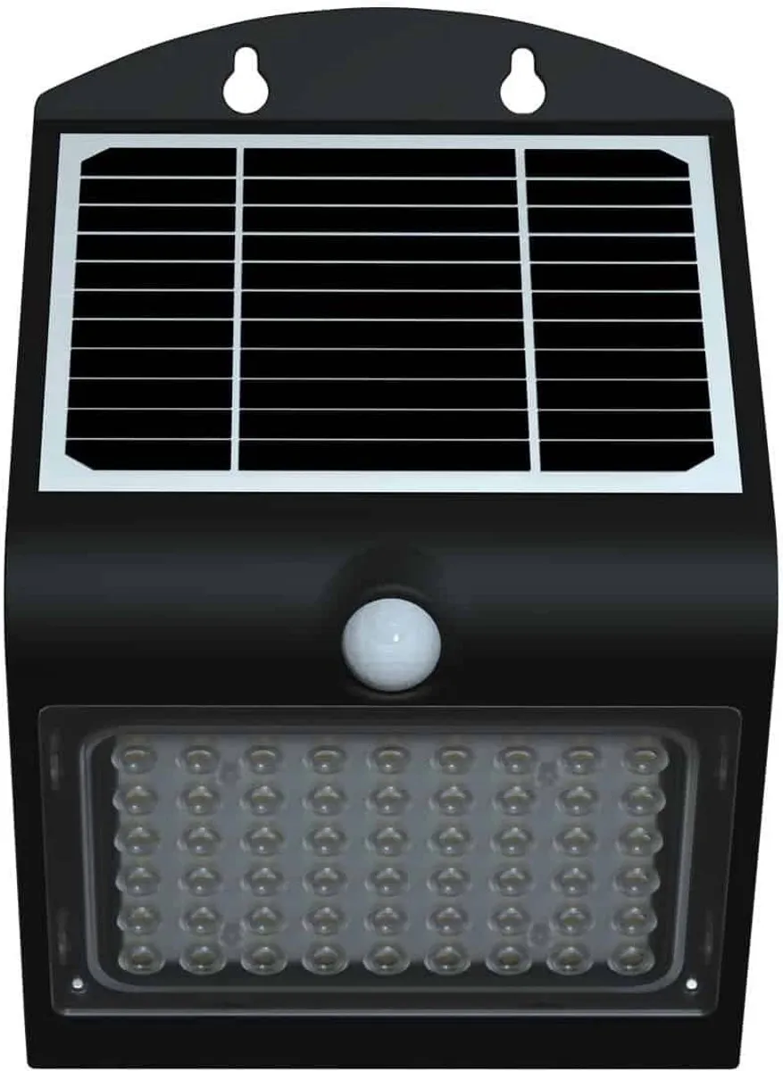 FlinQ Atalanta Zonne Wandlamp - 2700K - Ø11cm - Zwart