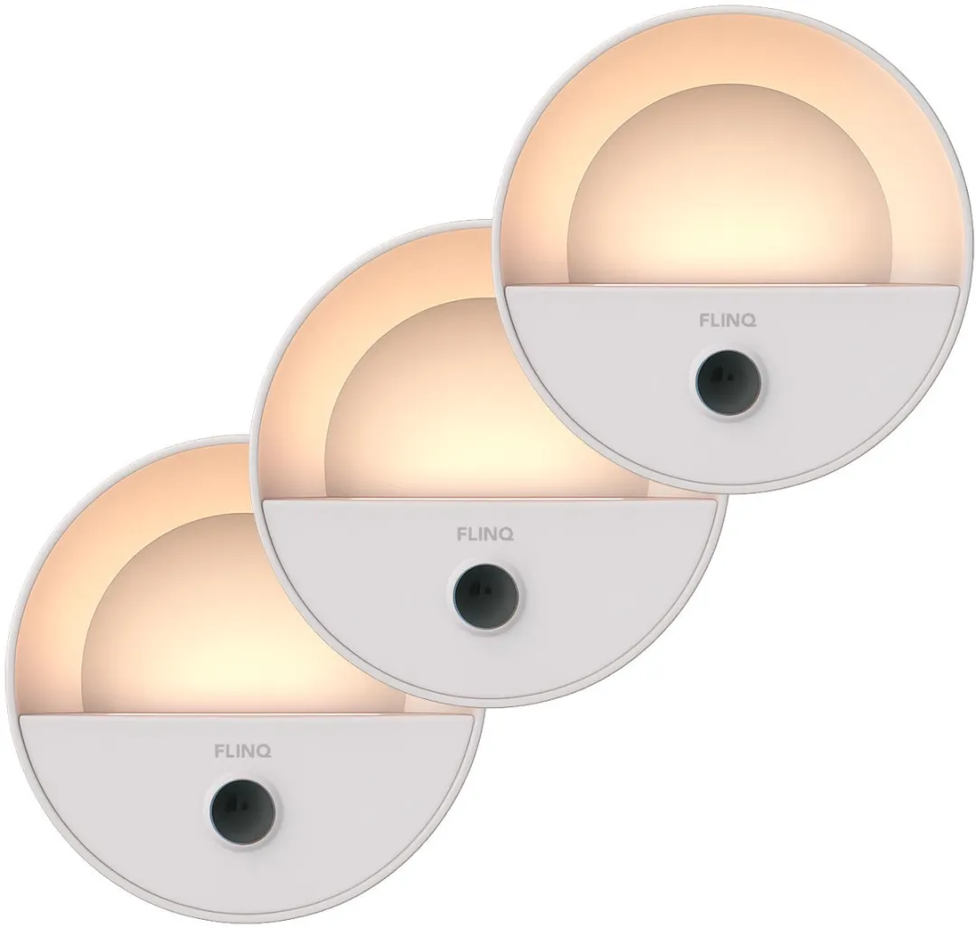 FlinQ Oplaadbare Wandlamp Halo Lights 3-pack
